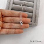 Colar menina detalhe cravejado 12mm